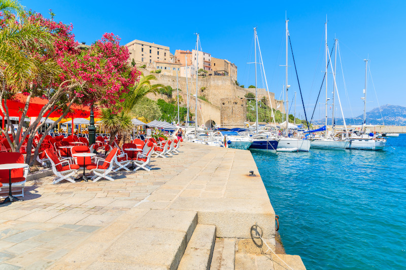 view of the citadel in calvia corsica