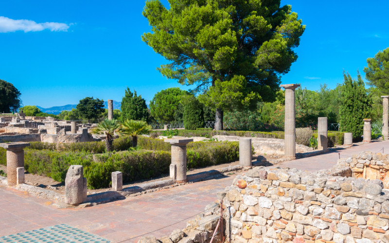 Roman greek ruins of empuries in l'escala