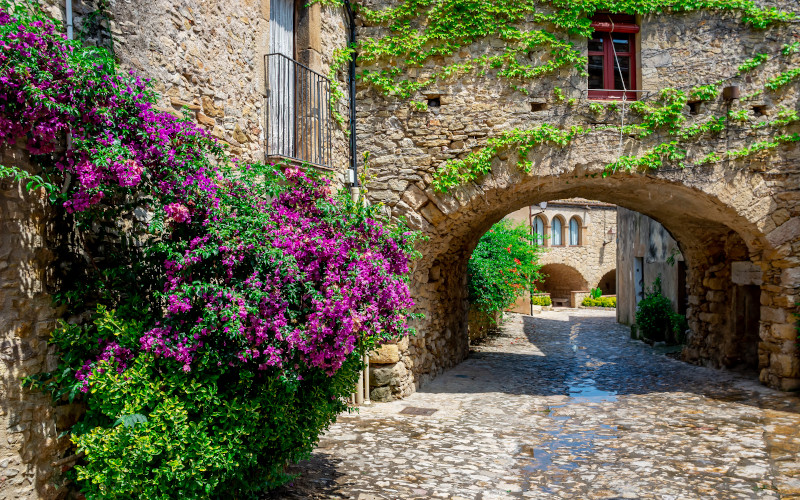 medieval town of Peratallada costa brava