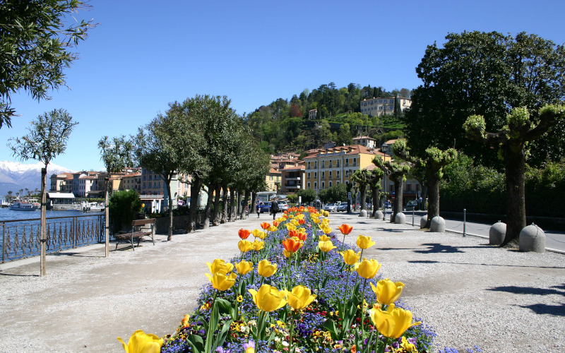 villas overlooking the bellagio promenade lake como