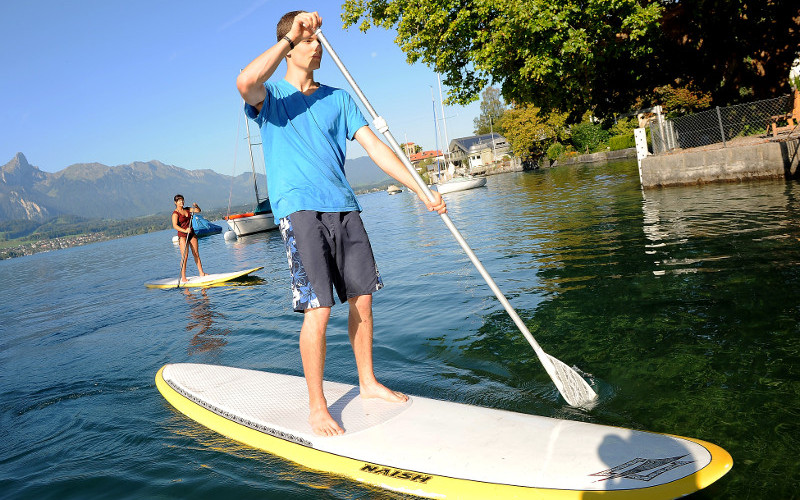 Wilderswil water sorts on lake brienz